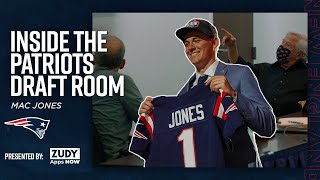 Inside the Patriots Draft Room Drafting Mac Jones New England Patriots [upl. by Ytoc737]