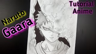 Como Desenhar o Gaara de Naruto  Passo a Passo [upl. by Lesly]