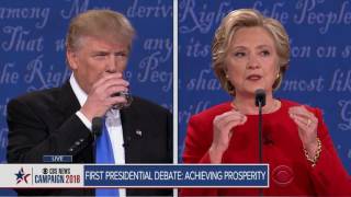 Full video TrumpClinton first presidential debate [upl. by Niamrej]