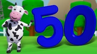 Numbers Song 1 to 50  Learn Counting Numbers  3D Nursery Rhymes For Kids by Farmees [upl. by Melar]