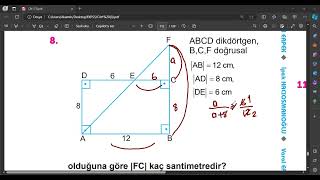 GEOMETRİ  TEST 52 [upl. by Eelarat364]