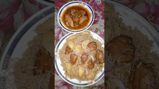 Chicken biryani chicken salan [upl. by Harlow]