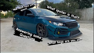 Answering some of your questions about my 10th Gen Civic [upl. by Llertac]