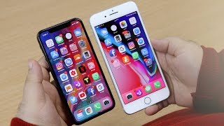 iPhone X vs iPhone 8 Plus  أسباب تفضيلي للأيفون 8 بلاس [upl. by Aenahs]