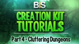 Skyrim Creation Kit Tutorials  Episode 4 Adding Clutter To Dungeons [upl. by Arva]