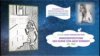 Vedische Astrologie 42 Tage SelbstErkenntnisReise 2024 Tag 20 Horoskopdeutung J Kennedy Onassis [upl. by Lifton]