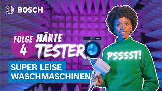 Warum Bosch Waschmaschinen so leise amp zuverlässig arbeiten 🤫🔋  Folge 4  HÄRTETESTER by Bosch [upl. by Anilac875]