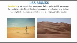 Écologie générale  Les biomes بالدارجة [upl. by Zerep]