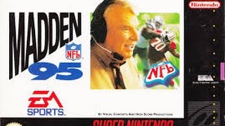 Madden NFL 95 Super Nintendo [upl. by Forcier]