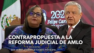 ¿Cómo es la contrapropuesta a la reforma judicial presentada por Norma Piña [upl. by Eiznil]