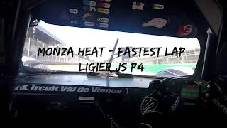 ONBOARD  Fastest lap Ligier JS P4 at Monza track [upl. by Berghoff]