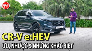 Đánh giá Honda CRV eHEV 2023  Ưunhược điểm và mức tiêu hao khi chạy khắc nghiệt  TIPCAR TV [upl. by Ambrosine]