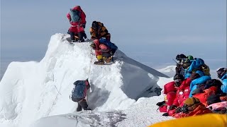 EVEREST 2024 Shocking Video After Summit Accident [upl. by Eyot]