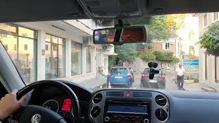 Driving VW Tiguan 14 TSI POV Onboard City Drive Herceg Novi Montenegro [upl. by Crompton212]