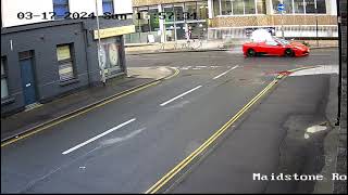 Ferrari gets totalled in Rose Lane Norwich NR1  17th March 2024 [upl. by Sset]