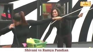 Shivani vs Ramya Pandian Very Emotional [upl. by Hanafee959]