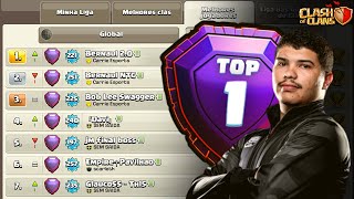 BERNAUL DOMINA COMPLETAMENTE O TOPO DO PUSH NO CLASH OF CLANS [upl. by Nosilla616]