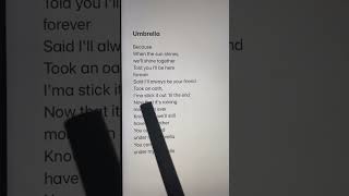 Rihanna  Umbrella Orange Version ft JAYZ Lyrics in Karaoke  Sujal Khadgi🖤 [upl. by Hpesoy738]