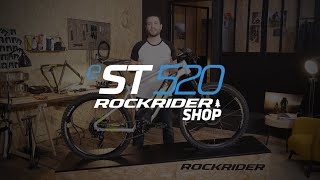 VTT électrique EST 520 ✌ ROCKRIDER SHOP [upl. by Lukey]