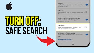 How to Turn OFF Safe Search on iPhone [upl. by Seligmann]