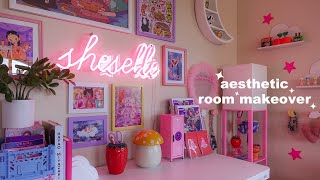 aesthetic room makeover ⭑ diy y2k maximalist [upl. by Euqinna]