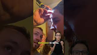 Retirando Metal da Testa com Imã 😱🧲medcina medico enfermagem saude enfermeiro enfermagem ima [upl. by Arot]