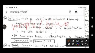 cell wall  gram staining  gram ve gram ve  3rd sem microbiology B pharma 2 marks imp ques ruhs [upl. by Alleciram]