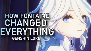 v42 How Fontaine CHALLENGED the Status Quo Genshin Impact Lore [upl. by Pelmas526]