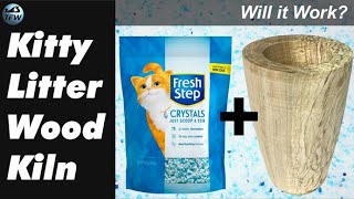 TESTED Green Wood Drying with Silica Gel Kitty Litter [upl. by Orms681]