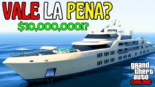 DEBERÍAS COMPRAR un SUPER YATE en GTA ONLINE l GTA Online Super Yate Galaxy Review [upl. by Carie]