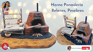 🔴Cómo Hacer HORNOS de PANADERÍA Para PESEBRES BELENES 🍞🥖👨‍🍳 Arte en Tus Manos [upl. by Eelik]