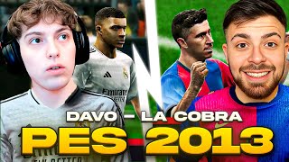 DAVOO XENEIZE REAL MADRID vs LA COBRA BARCELONA  PES 2013  ¿QUIEN ES MEJOR [upl. by Madda]