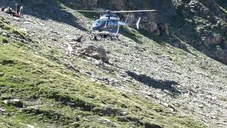 PGHMDAG de Modane  EC145 Mountain Heli Rescue France  Alps [upl. by Nosaj]