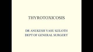 Thyroid Gland Thyrotoxicosis  part one [upl. by Ehtiaf]