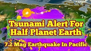 Volcano Eruption amp Earthquake In Kamchatka Peninsula Russia 72 Mag Shiveluch Ash Eruption [upl. by Gilchrist]