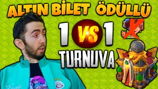 ORMAN BİNİCİSİ VE SÜPER OKÇU YASAKLI 1VS1 TH16 ALTIN BİLET ÖDÜLLÜ TURNUVASI  CLASH OF CLANS [upl. by Chill]