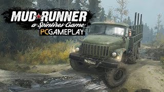 Spintires MudRunner Gameplay PC HD [upl. by Aznofla]