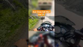 Kya Close Call Mari Hai 😱 shortsfeed mt15 viral explorepage bikelover surenderkhannavlogs [upl. by Leontine113]