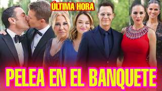 💥POLÉMICA en la BODA de Antonio Rossi y SU MARIDO Hugo Fuertes por COLABORADORES de Telecinco [upl. by Nirej]