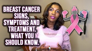 Breast Cancer Signs Symptoms and Treatment 2019 [upl. by Lainad]