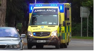 Different Style Ambulances Responding Around Poole and Branksome [upl. by Ignacius]