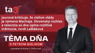 Slovenský rozhlas a televízia sú dve úplne rozličné inštitúcie tvrdí Laššáková [upl. by Lledor]