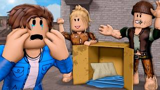 Adopted By A HOMELESS Family A Roblox Movie [upl. by Levon]