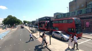 London BUS Ride 🇬🇧 Route 425  CLAPTON to ILFORD via Homerton Mile End Bow Stratford Manor Park🚌 [upl. by Pearce]