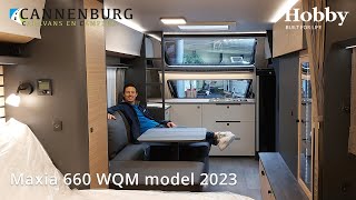 Caravan review Hobby Maxia 660 WQM model 2023 [upl. by Brunhild]