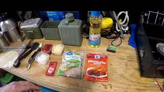 Canteen Cup Cooking Chicken Enchiladas [upl. by Pelpel798]