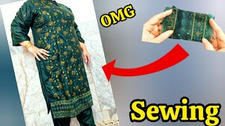 Easy sewing of Afghan clothes professional design and unique sewing [upl. by Latoniah45]