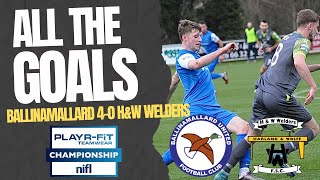 ALL THE GOALS Ballinamallard 40 HampW Welders January 20th 2024 [upl. by Adnuhsal]