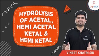 Hydrolysis of AcetalHemi acetal Ketal amp Hemi ketal  JEEMedicalCBSE [upl. by Fidel]