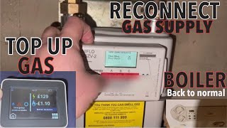 How To Use Emergency Gas Credit amp Reconnect Your Smart Gas Supply Meter [upl. by Hayotal]